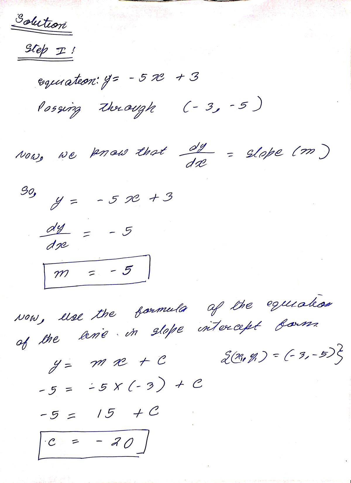 Algebra homework question answer, step 1, image 1